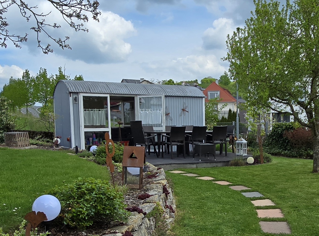 Innenansicht des Bauwagens